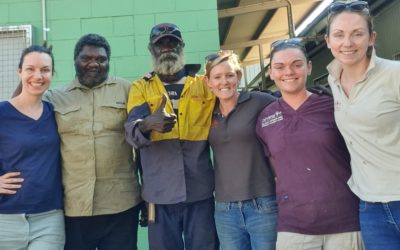 The AMRRIC field team heads to the West Daly Region